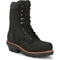 Chippewa Men's Thunderstruck 9" Comp Toe Waterproof Logger Work Boot- Black- TH1020 8 / Medium / Black - Overlook Boots