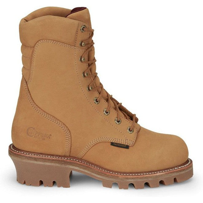 Chippewa Men's Super Dna 9" WP Steel Toe Work Boot -Wheat- 59417 8 / Wide / Wheat - Overlook Boots