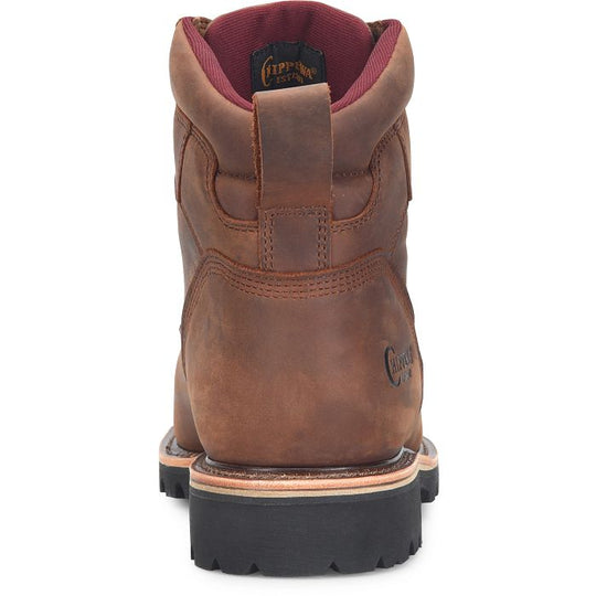Chippewa Men's Super DNA 6" Soft Toe WP 400G Work Boot - Walnut - 59206 - Overlook Boots