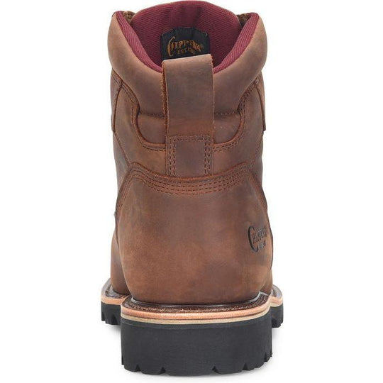 Chippewa Men's Super DNA 6" Steel Toe Waterproof 400G Work Boot- Brown- 59208 - Overlook Boots