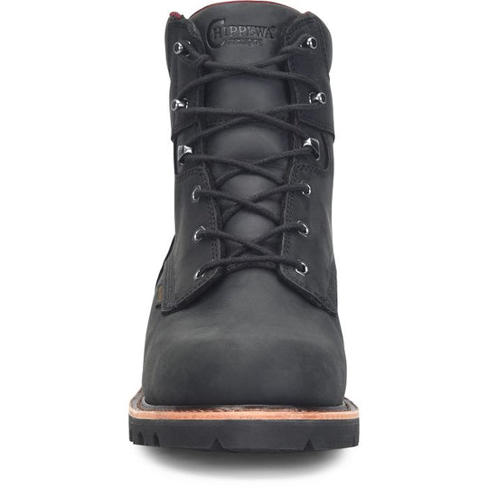Chippewa Men's Super DNA 6" Soft Toe WP Lace Up Work Boot - Charcoal - 59200 - Overlook Boots