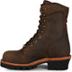 Chippewa Men's Super Logger 9" Steel Toe Waterproof USA Made Work Boot- Brown- SL5407 - Overlook Boots