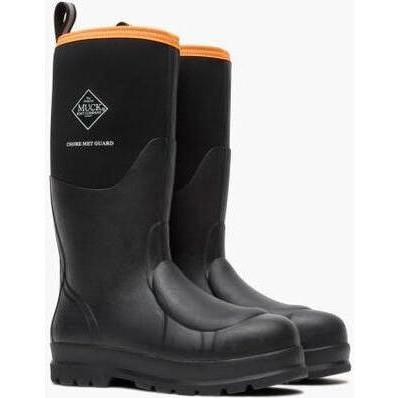 Muck Men's Chore Classic Steel Toe Metguard Waterproof Work Boot - Black - CHSMETA2 - Overlook Boots