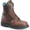 Carolina Men's Sarge Hi USA Made 8" Plain Toe Work Boot Amber Gold 809 6.0 / Medium / Light Brown - Overlook Boots