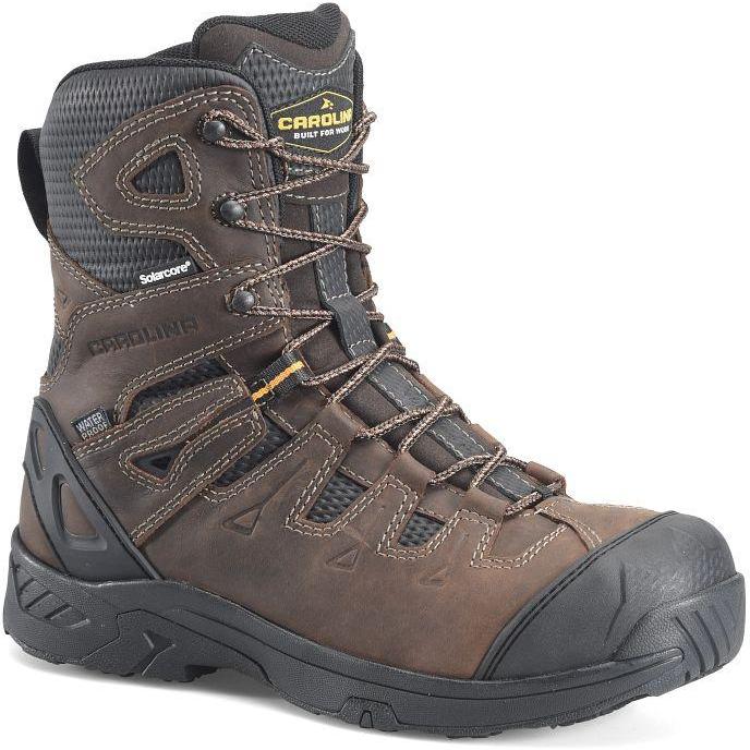 Carolina Men's Freezer 8" Comp Toe WP Insulated Work Boot- Brown- CA4590 8 / Medium / Brown - Overlook Boots