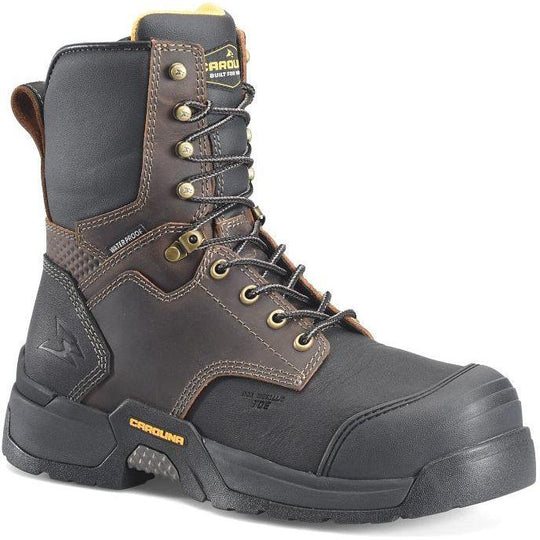 Carolina Men's Barrett 8" Comp Toe Waterproof Work Boot - Brown - CA5601 8 / Medium / Brown - Overlook Boots