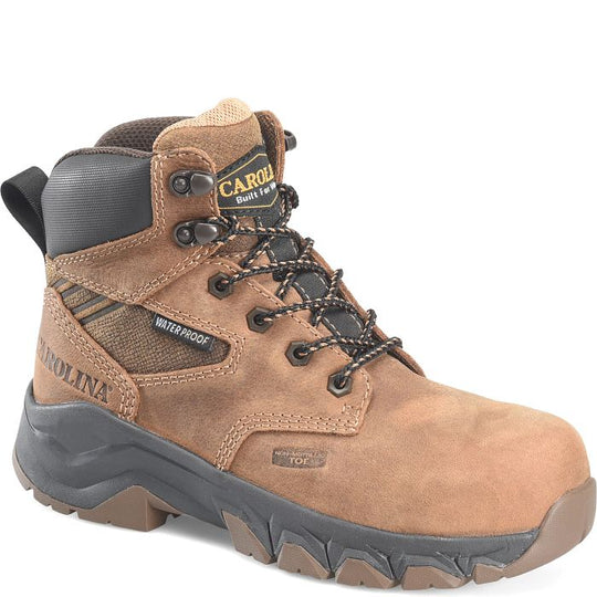 Carolina Women's Sage 6" Composite Toe Waterproof Slip Resistant Work Boot -Brown- CA5679 - Overlook Boots