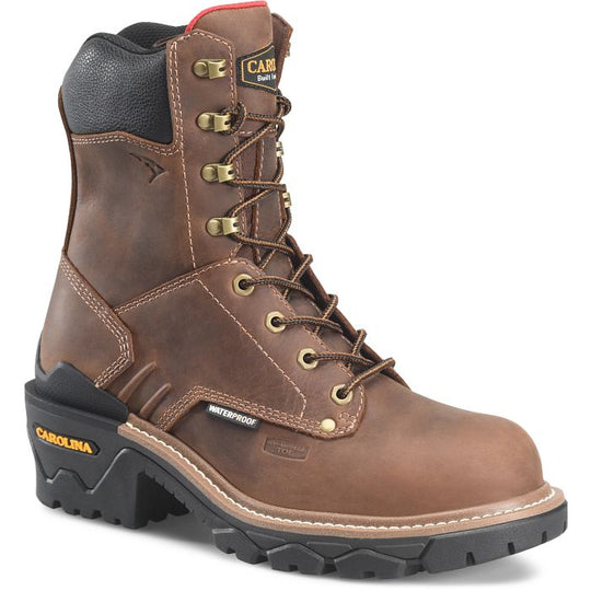 Carolina Men's Cardinal 8" Composite Toe Waterproof 600G Ins Work Boot -Brown- CA7838 - Overlook Boots