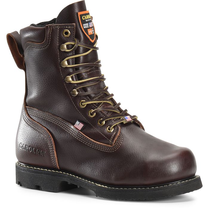 Carolina Men's INT 2.0 8" ST Internal Metguard Work Boot -Brown- CA518 8 / Medium / Brown - Overlook Boots