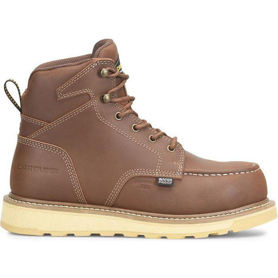 Carolina Men's Gruntz 6" Comp Toe Waterproof Work Boot - Brown - CA3601 - Overlook Boots