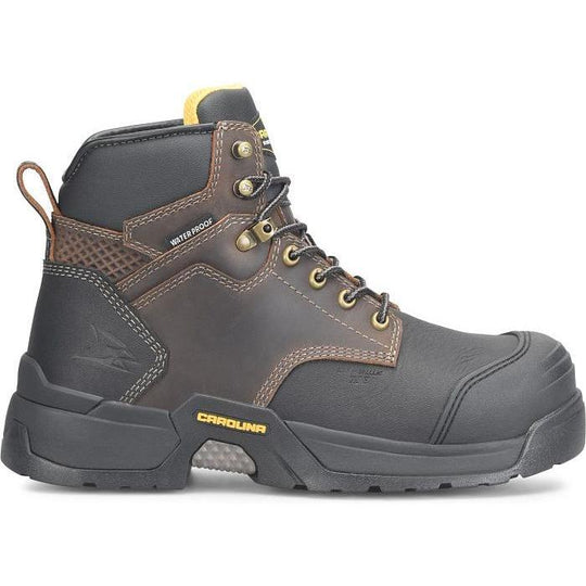 Carolina Men's Barrett 6" Composite Toe Waterproof Work Boot - Brown - CA5600 - Overlook Boots