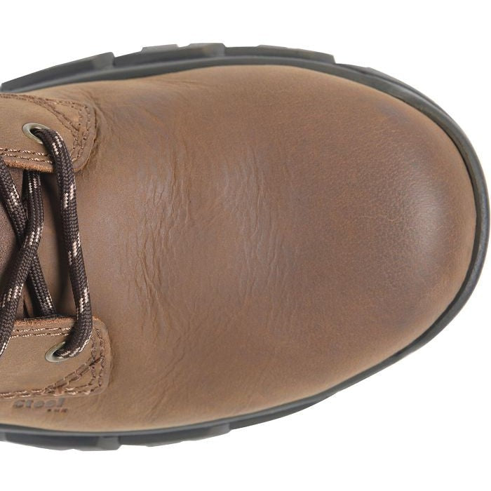 Carolina Men's Gruntz 6" Soft Toe Waterproof Work Boot -Brown- CA3093  - Overlook Boots