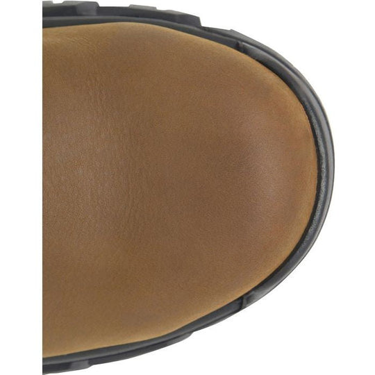 Carolina Men's Gruntz 8" Steel Toe Waterproof Slip Resistant Work Boot -Brown- CA3597 - Overlook Boots