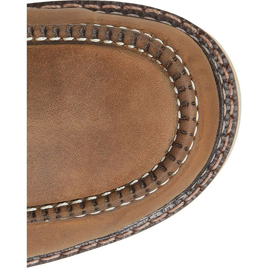 Carolina Men's Amped USA Made 6" Moc Toe Wedge Work Boot Brown - CA7011 - Overlook Boots