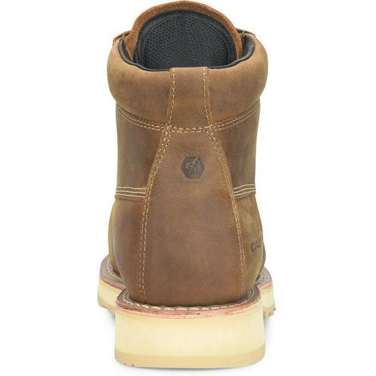 Carolina Men's Staple Gun 6" Comp Toe Waterproof Work Boot- Brown- CA7575 - Overlook Boots