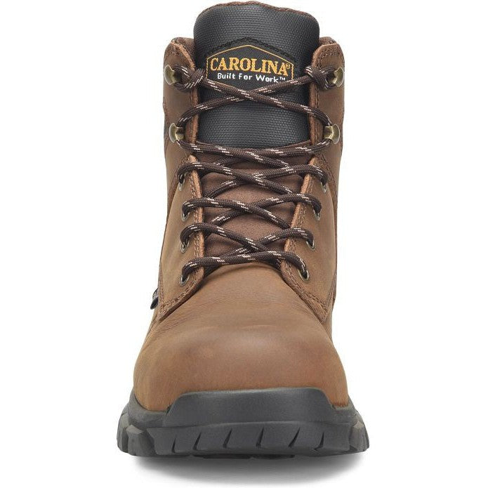Carolina Men's Gruntz 6" Steel Toe Waterproof Work Boot -Brown- CA3593  - Overlook Boots
