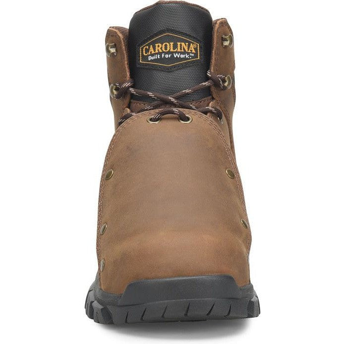 Carolina Men's Gruntz 6" Steel Toe External Metguard Work Boot -Brown- CA3595 - Overlook Boots