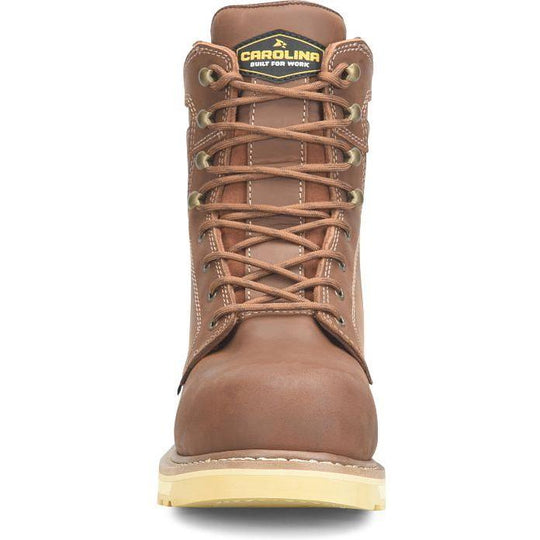 Carolina Men's Gruntz 8" Comp Toe Waterproof Work Boot - Brown - CA3603 - Overlook Boots