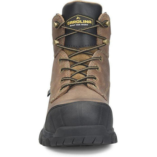 Carolina Men's Gruntz 6" Aluminum Toe Waterproof Work Boot- Brown- CA3604 - Overlook Boots