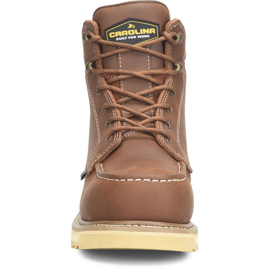Carolina Men's Gruntz 6" Soft Toe Work Boot - Brown - CA3606