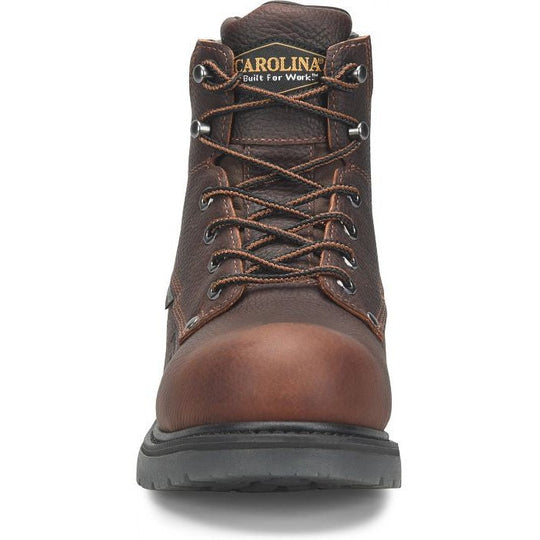 Carolina Men's Dice 6" Alloy Toe Waterproof Work Boot -Brown- CA6511 - Overlook Boots