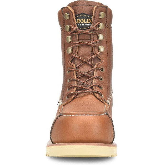Carolina Men's Staple Gun 8" Carbon Composite Toe Waterproof Work Boot -Tan- CA7571 - Overlook Boots