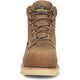 Carolina Men's Staple Gun 6" Comp Toe Waterproof Work Boot- Brown- CA7575 - Overlook Boots