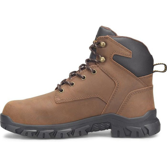 Carolina Men's Gruntz 6" Steel Toe Internal Metguard Work Boot -Brown- CA3594 - Overlook Boots