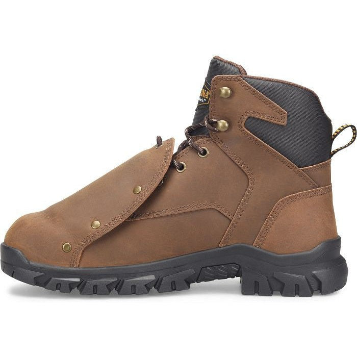 Carolina Men's Gruntz 6" Steel Toe External Metguard Work Boot -Brown- CA3595 - Overlook Boots