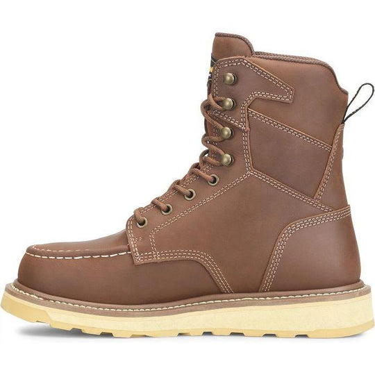 Carolina Men's Gruntz 8" Soft Toe WP Work Boot - Brown - CA3602 - Overlook Boots