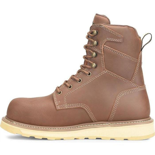Carolina Men's Gruntz 8" Comp Toe Waterproof Work Boot - Brown - CA3603 - Overlook Boots