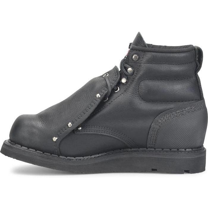 Carolina Men's Int 6" Steel Toe Met Guard Wedge Work Boot- Black- CA521 - Overlook Boots