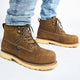 Carolina Men's Staple Gun 6" Comp Toe Waterproof Work Boot- Brown- CA7575 - Overlook Boots