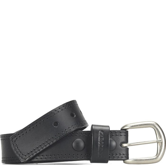 Carolina Men's USA Made Work Belt 2 Row Stitch - Black - CA902 - Overlook Boots
