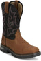 Justin Men's Rigman 11" Waterproof Composite Toe Work Boot - Black - CR4018 8 / Medium / Black - Overlook Boots