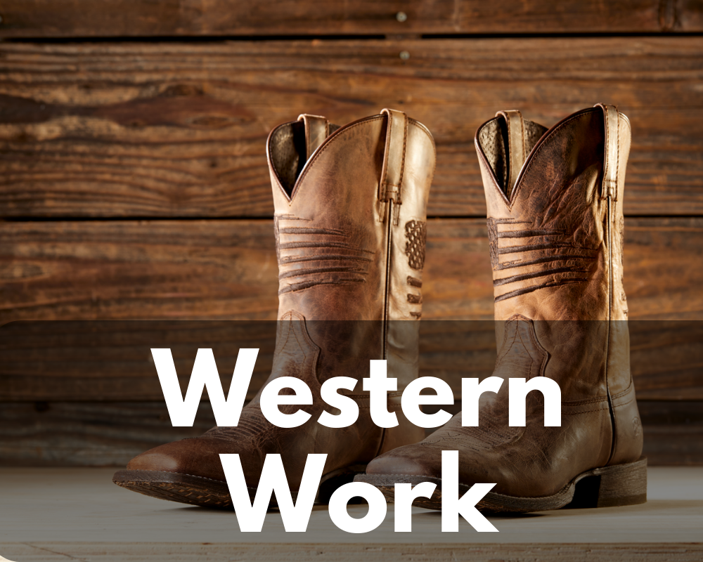 A Pair of Western Work Boots