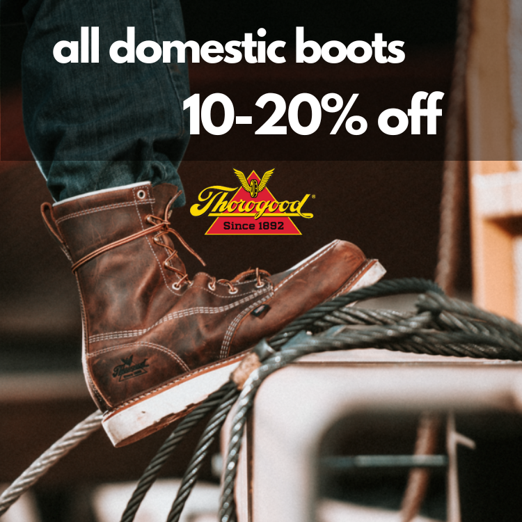 All domestic boots discount