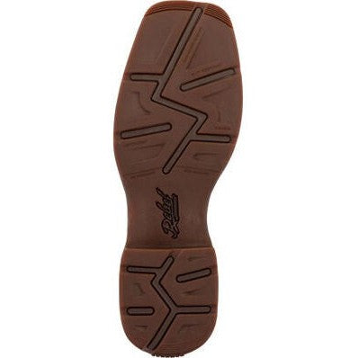 Durango Men's Rebel 12"  Soft Toe Pull On Western Classic Boot- Brown- DB4443  - Overlook Boots