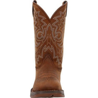 Durango Men's Rebel 12"  Soft Toe Pull On Western Classic Boot- Brown- DB4443  - Overlook Boots