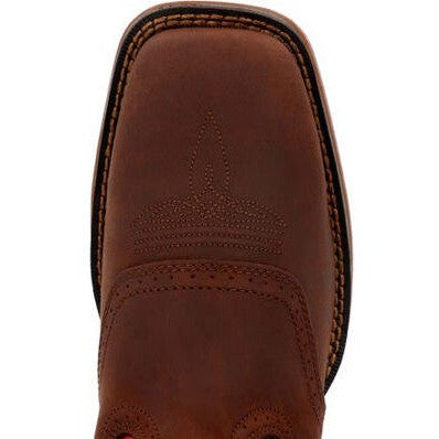 Durango Men's Rebel Texas Flag Soft Toe Western Classic Boot- Dark Brown- DB4446  - Overlook Boots