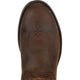 Durango Men's Rebel 12" Soft Toe Pull On Western Classic Boot- Chocolate- DB5464  - Overlook Boots