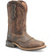 Double H Men's Cascade 11" Wide Square Toe Roper Western Work Boot -Brown- DH4160 7.5 / Medium / Dark Brown - Overlook Boots