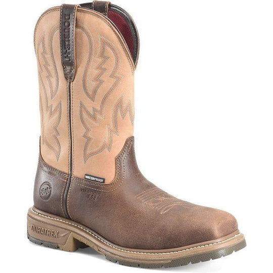 Double H Men's Athens 11" Comp Toe WP Western Work Boot - Brown - DH4165 7.5 / Medium / Brown - Overlook Boots