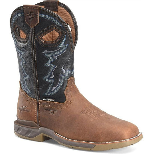 Double H Men's Geddy 11" Composite Toe Waterproof Roper Work Boot -Brown- PH5001 - Overlook Boots