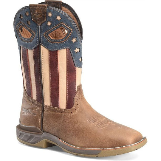 Phatom Rider Fortitude 11" Square Toe Western Work Boot -Brown- PH5005 - Overlook Boots