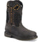 Phantom Rider Men's Crucible 11" Square Toe Waterproof Western Work Boot - Brown - PH5020 7.5 / Medium / Brown - Overlook Boots