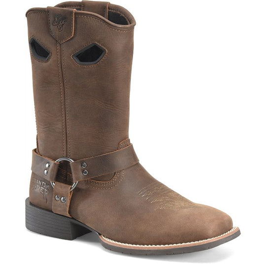 Phantom Rider Men's Kelliher Harness 11" Square Toe Work Boot - Brown - PH5022 7.5 / Medium / Brown - Overlook Boots