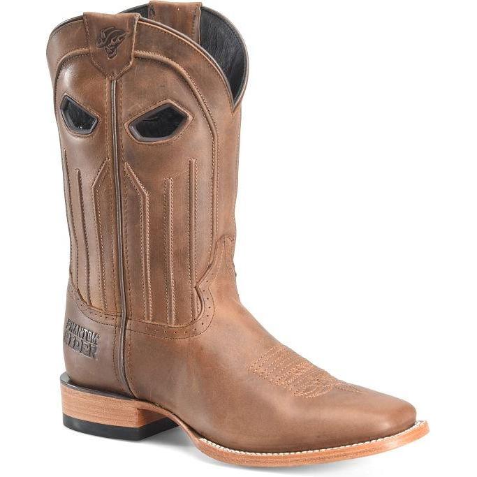 Phantom Rider Men's Arcana 11" Square Toe Roper Western Boot - Brown - PH5043 7.5 / Medium / Brown - Overlook Boots