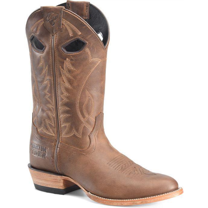 Phantom Rider Men's Corvus 11" Round Toe Western Boot - Brown - PH5046 7.5 / Medium / Brown - Overlook Boots