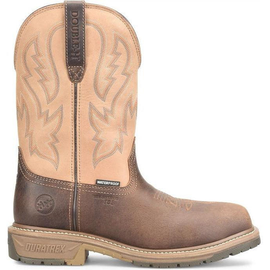 Double H Men's Athens 11" Comp Toe WP Western Work Boot - Brown - DH4165 - Overlook Boots